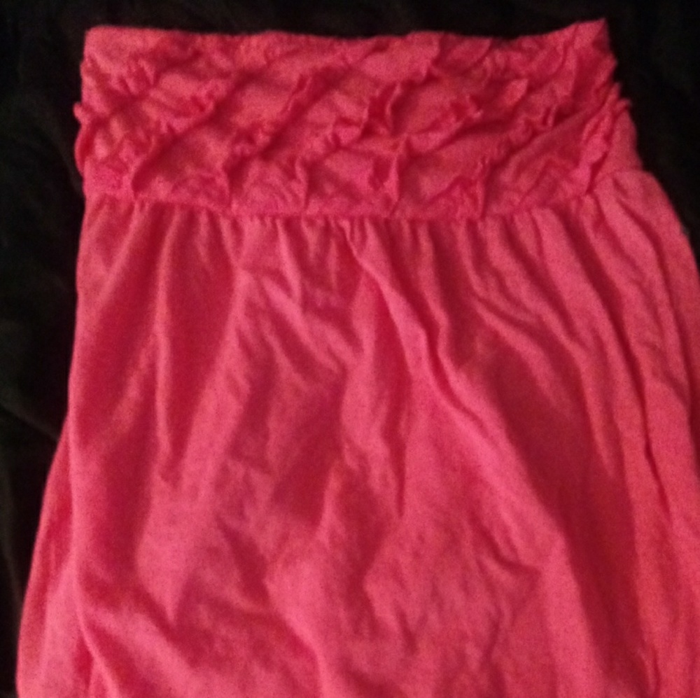 Hot pink sleeveless top